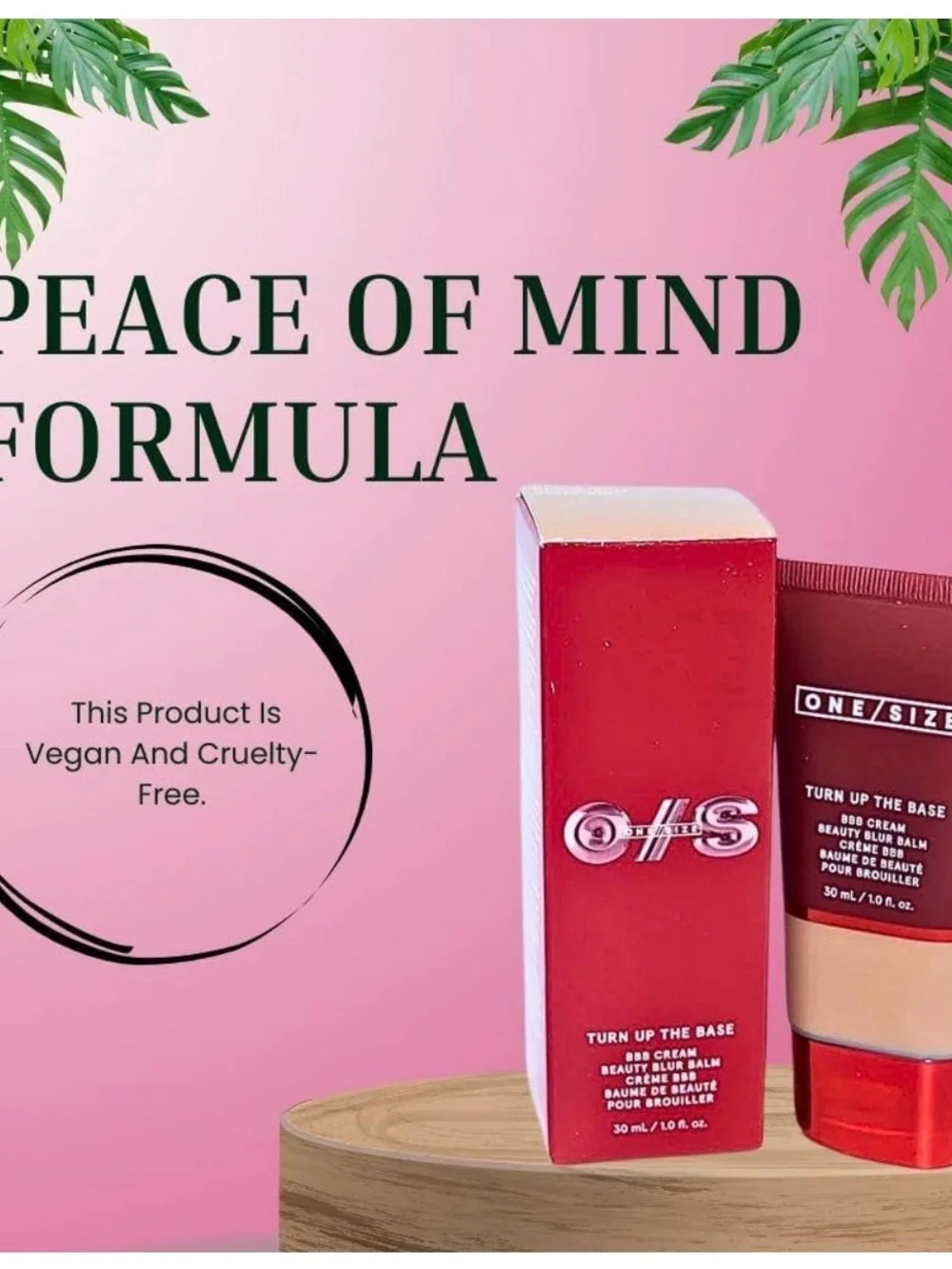 ONE/SIZE Turn Up The Base BBB BB Cream Fair 2 Rosy Blur Vegan 30mL